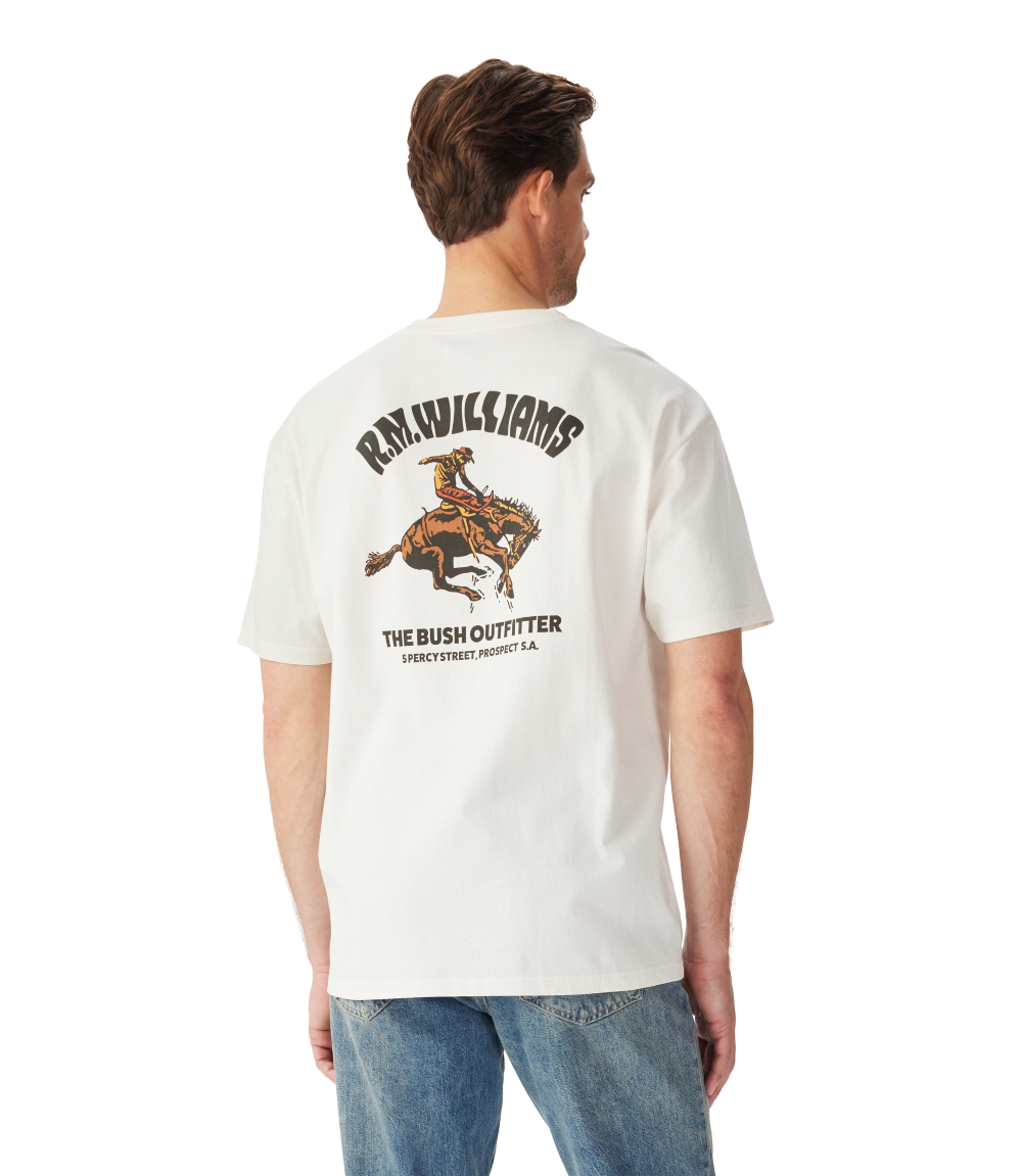 R.M.Williams - Cloudbuster T-Shirt - White