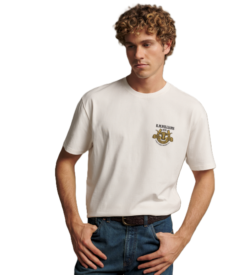 R.M.Williams - Blyth Tee - White