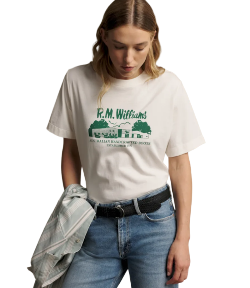 R.M.Williams - Workshop T-Shirt - White