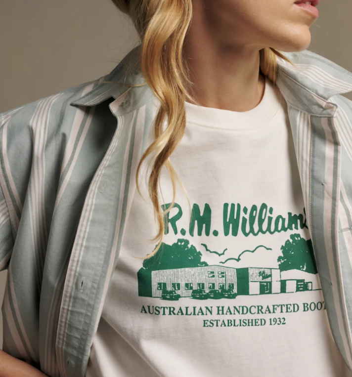 R.M.Williams - Workshop T-Shirt - White