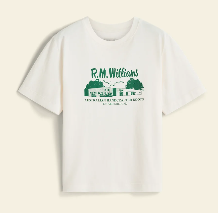 R.M.Williams - Workshop T-Shirt - White