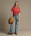 R.M.Williams - Rodeo Queen Embro Tee - Scarlet