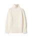 R.M.Williams - Womens Bower Lambswool Cable Knit Jumper - Cream