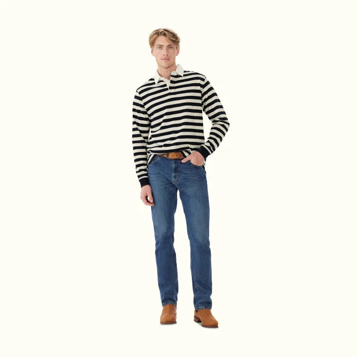 R.M.Williams - Tweedale Rubgy - Navy & Cream