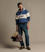 R.M.Williams - Heritage Panel Rugby - Mid Blue
