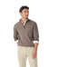 R.M.Williams - Ernest Merino Quarter Zip Jumper - Nutmeg