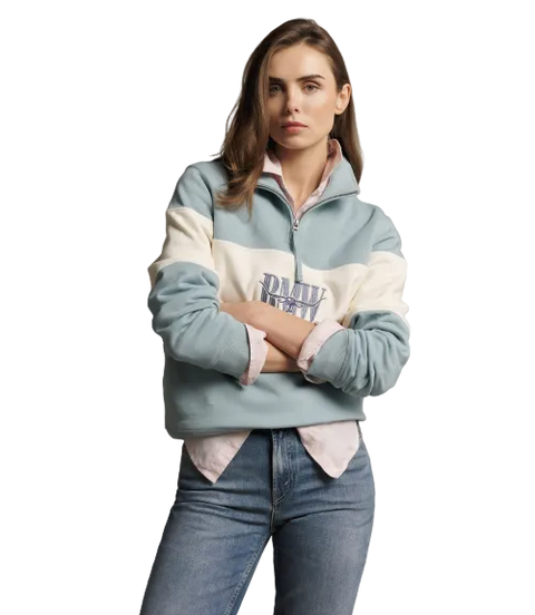 R.M.Williams - Trickett Panel Sweatshirt - Agate