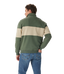 R.M.Williams - Heritage Quarter Zip Sweatshirt - Spruce Green & Beige