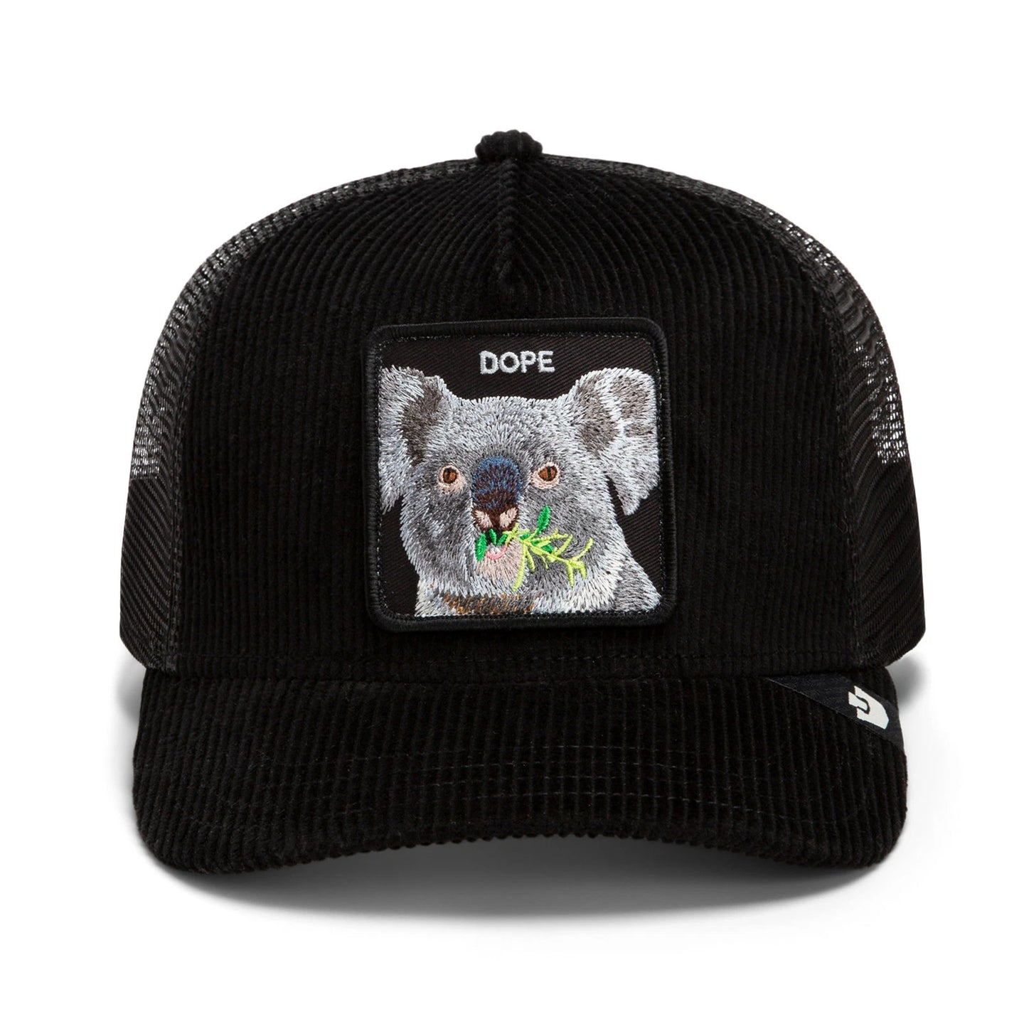 Goorin - Animal Trucker Cap - Corduroy - Koala Dope - Black