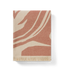 R.M.Williams - Longhorn Towel - Rustic Brown with vintage graphic and fringe detail.