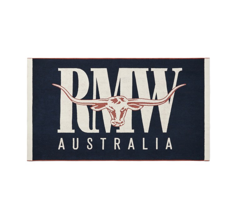 R.M.Williams - Heritage Towel - Navy
