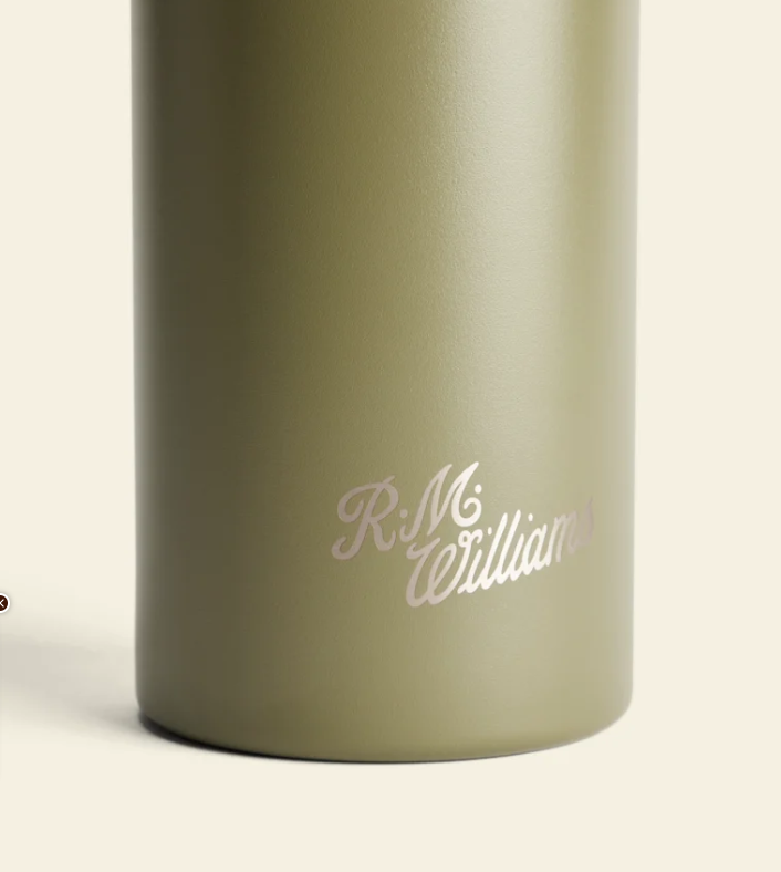 R.M.Williams - Straw Cap Water Bottle - Khaki
