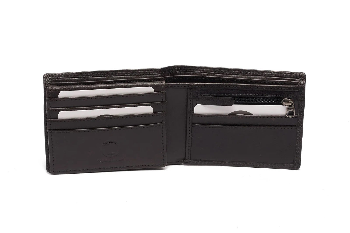 Oran Leather - Cognac Wallet - Black