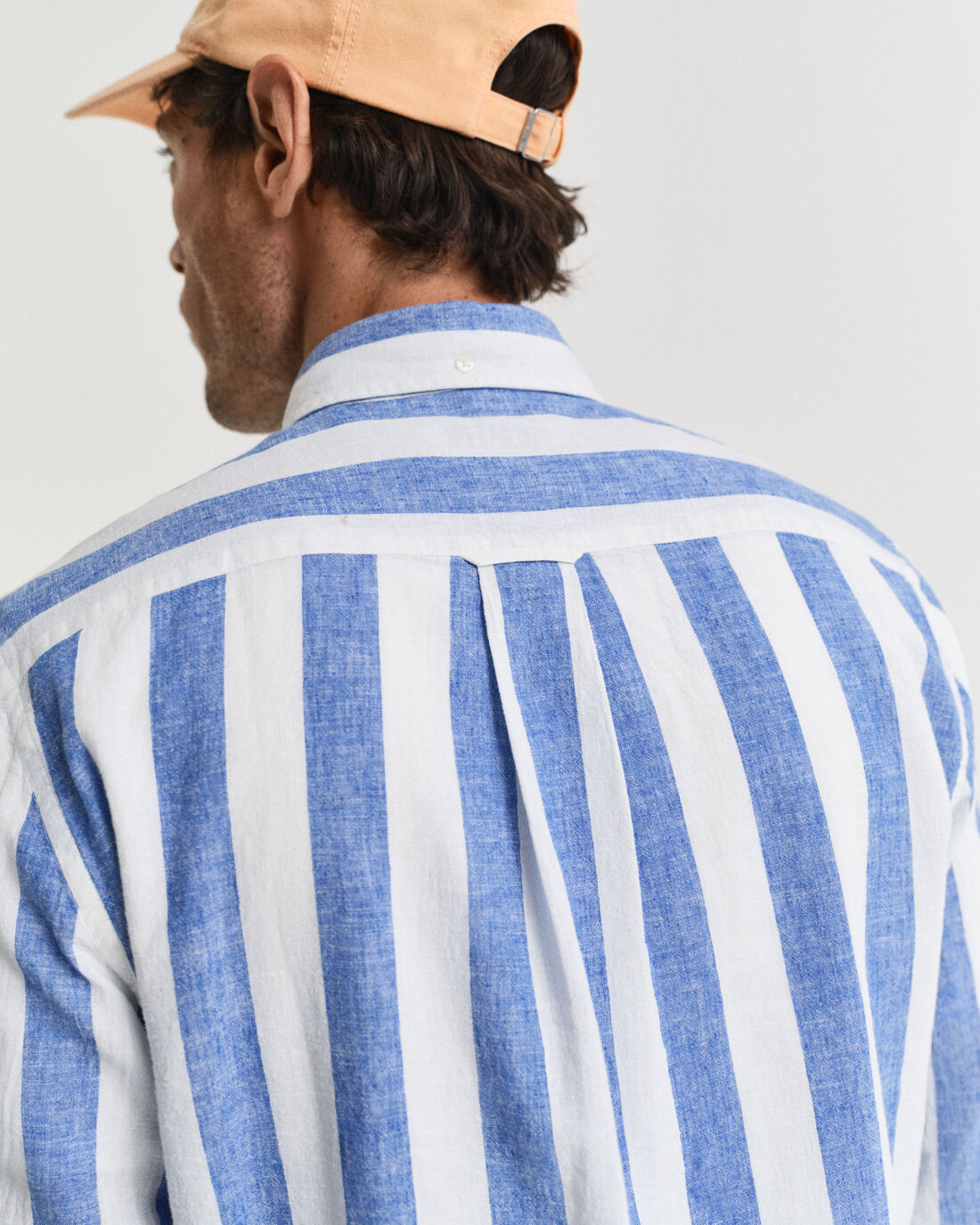 GANT - Linen Shirt - Bold Stripe - Rich Blue