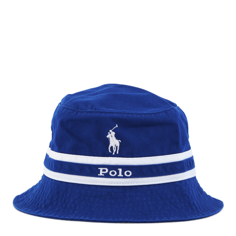 Ralph Lauren - Loft Bucket Hat - Royal Blue with White Stripes