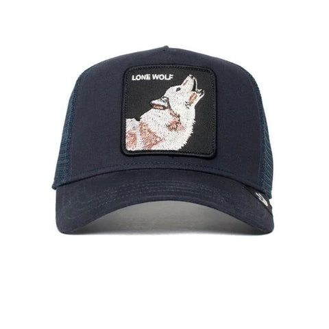 Goorin - Animal Trucker Cap - Lone Wolf - Navy