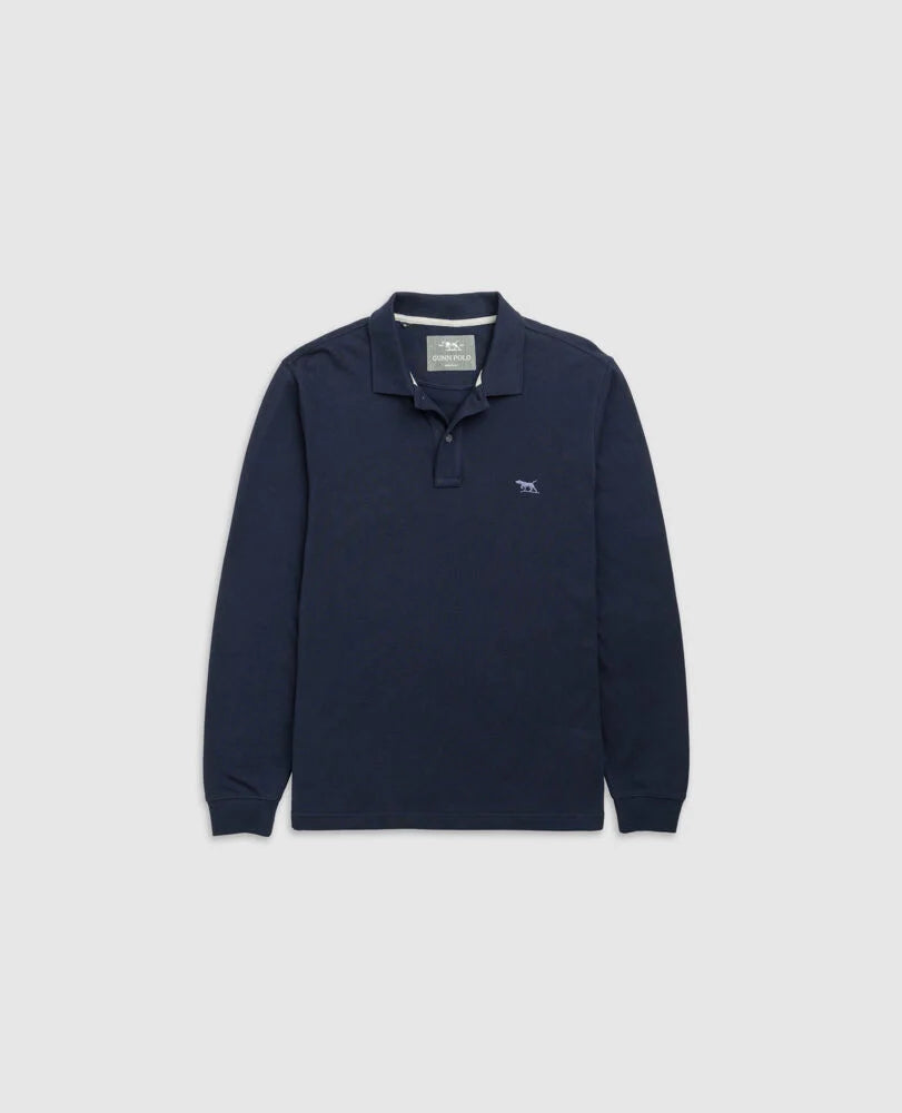 Rodd & Gunn - Long Sleeve Gunn Mesh Polo - Eclipse - MULTIBUY