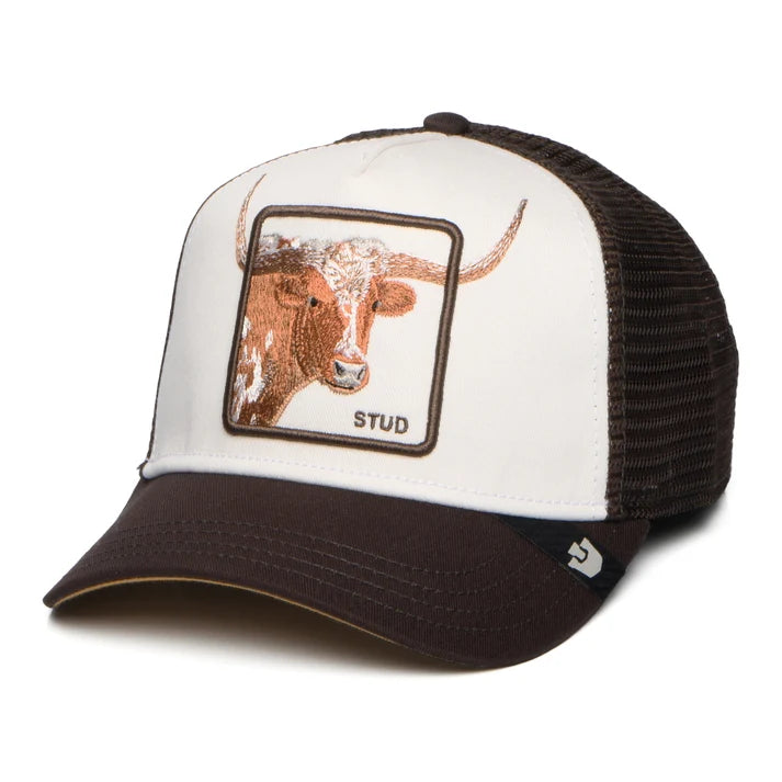 Goorin - Animal Trucker Cap - Longhorn Stud - Chocolate & Cream