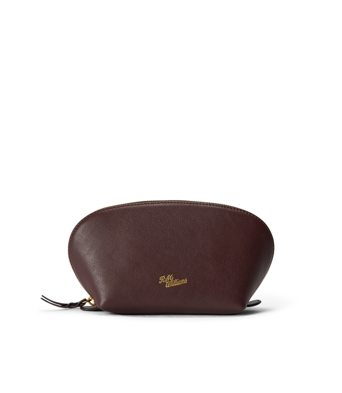 R.M.Williams - Lucinda Cosmetic Case - Black Apple/Dark Burgundy