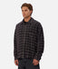 Industrie - The Camino Long Sleeve Shirt - Check - Black/Charcoal