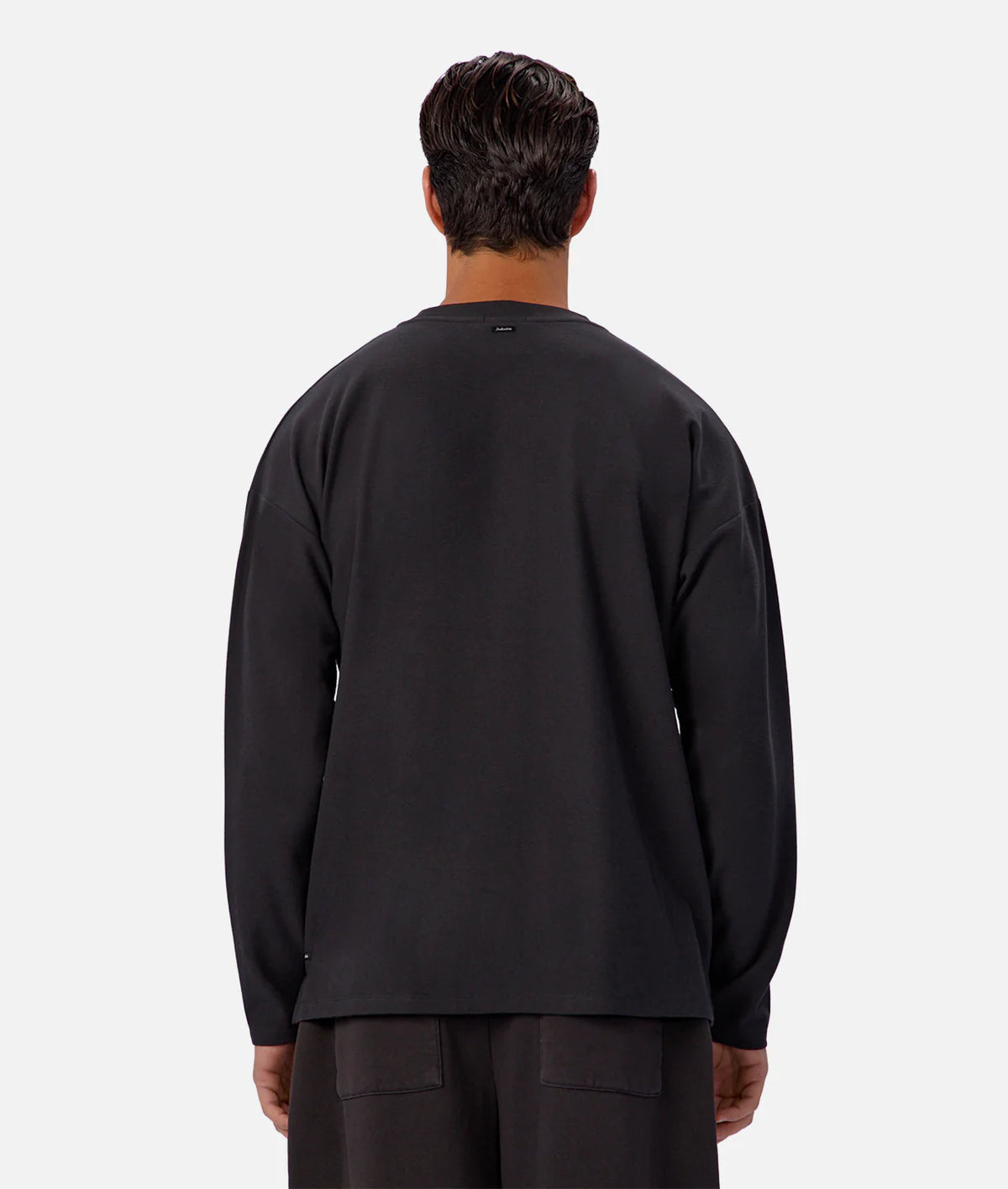 Industrie - Waffle Long Sleeve Tee - Black