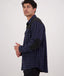 Swanndri - Marton Stormshield Long Sleeve Shirt - Mood Indigo/Caviar