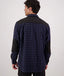 Swanndri - Marton Stormshield Long Sleeve Shirt - Mood Indigo/Caviar