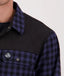 Swanndri - Marton Stormshield Long Sleeve Shirt - Mood Indigo/Caviar