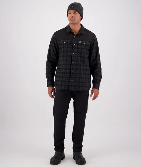 Swanndri - Marton Stormshield Shirt - Plaid - Grey/Black