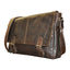 Oran Leather - Mason Vintage Leather Messenger Satchel – Brown | Brandy | Black