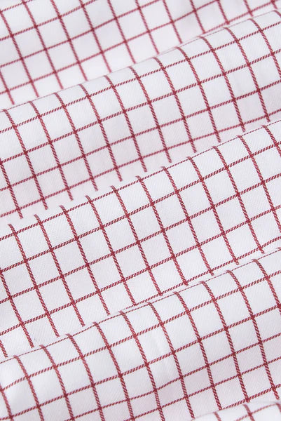 M.J. Bale - McGuinness Shirt - Check - White/Cherry