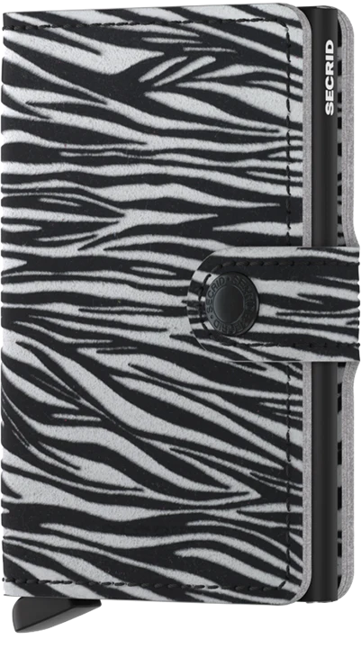 Secrid Miniwallet - Zebra - Light Grey