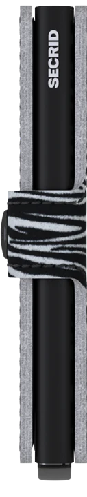 Secrid Miniwallet - Zebra - Light Grey