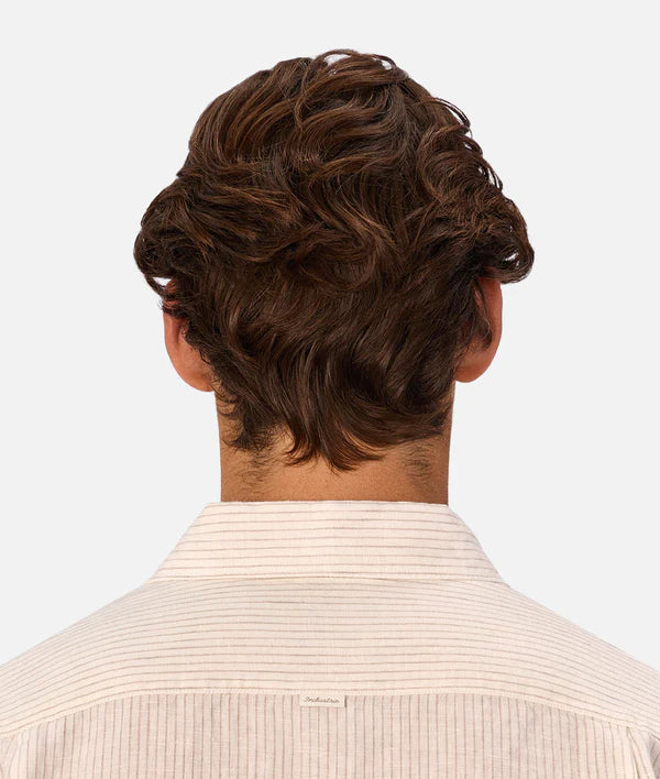 Industrie - The Monaco Long Sleeve Shirt - Cream Beige