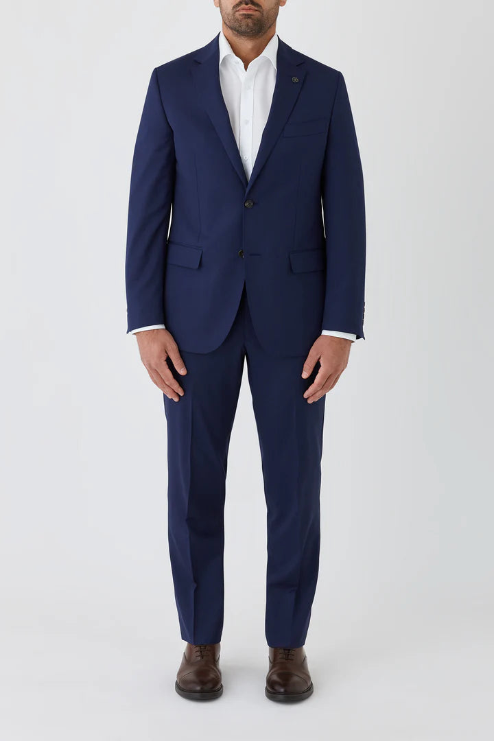 Cambridge - Morse Pure Wool Suit Jacket - FMG100 - Blue