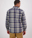 Swanndri - Morven Sherpa Shirt/Jacket - Check - Navy/Grey Horizon