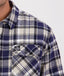 Swanndri - Morven Sherpa Shirt/Jacket - Check - Navy/Grey Horizon