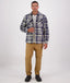 Swanndri - Morven Sherpa Shirt/Jacket - Check - Navy/Grey Horizon