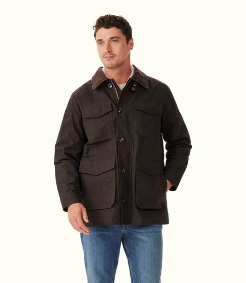 R.M.Williams - Murray Cruiser Waxed Cotton Jacket - Espresso