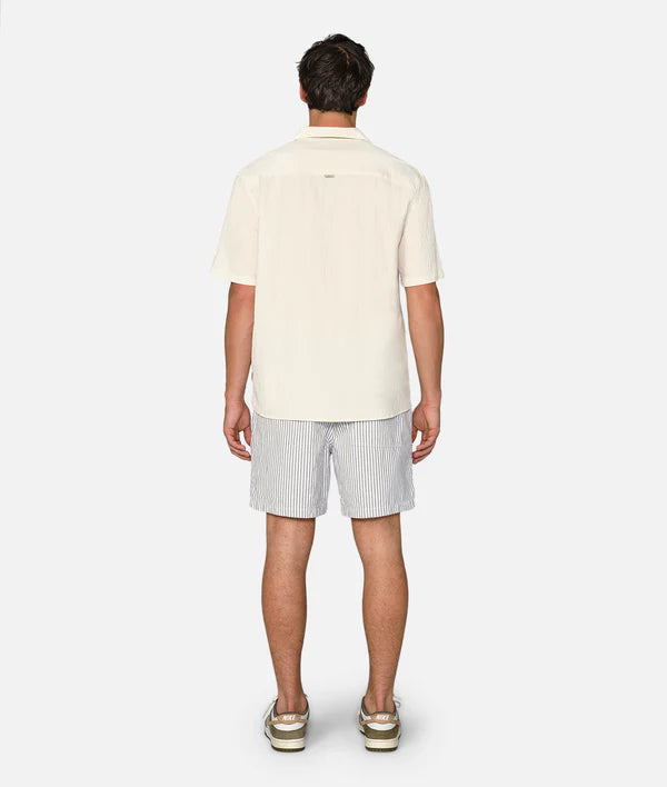 Industrie - The New Southwest Short - Striped - Sage & White