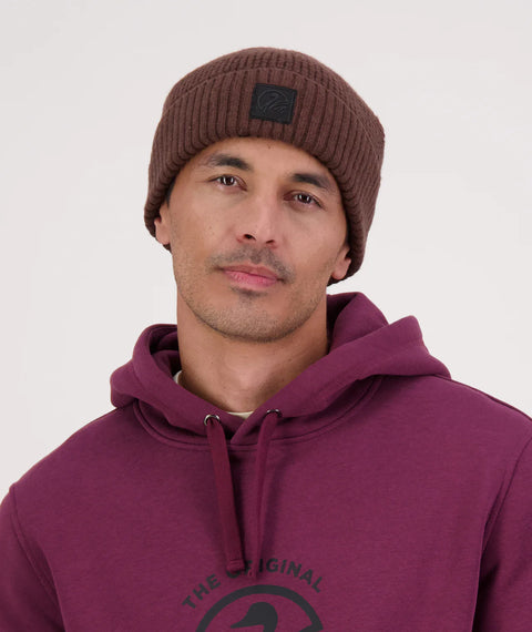 Swanndri - Newton Lambswool Beanie - Espresso