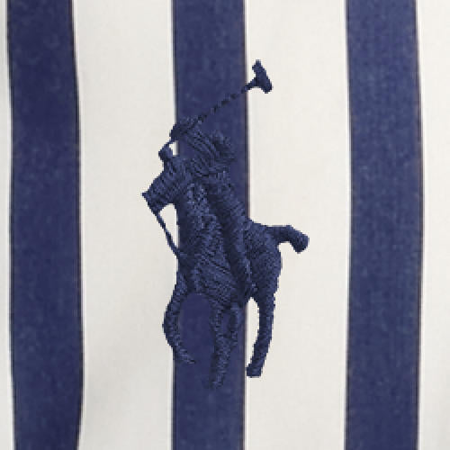 Polo Ralph Lauren - Long Sleeve Ela Day Dress - Navy/White
