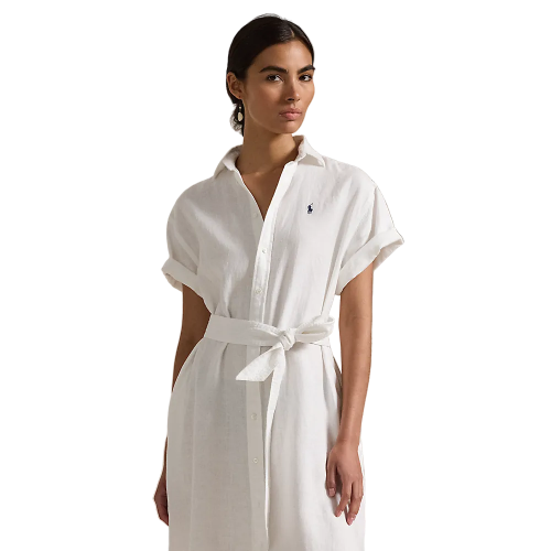 Polo Ralph Lauren - Linen Panelled Shirtdress - White