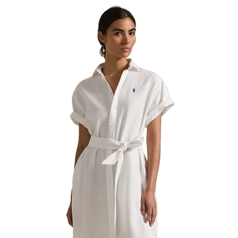 Polo Ralph Lauren - Linen Panelled Shirtdress - White