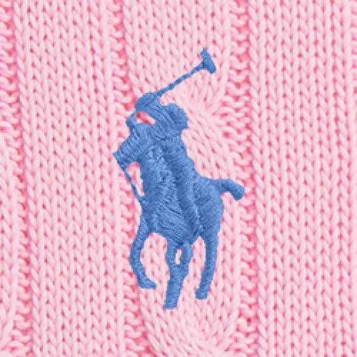 Polo Ralph Lauren - Cable Knit Cotton Sweater - Carmel Pink