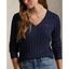 Polo Ralph Lauren - Cable Knit Cotton Sweater - Hunter Navy