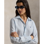 Polo Ralph Lauren - Classic Fit Linen Striped Shirt - Blue and White