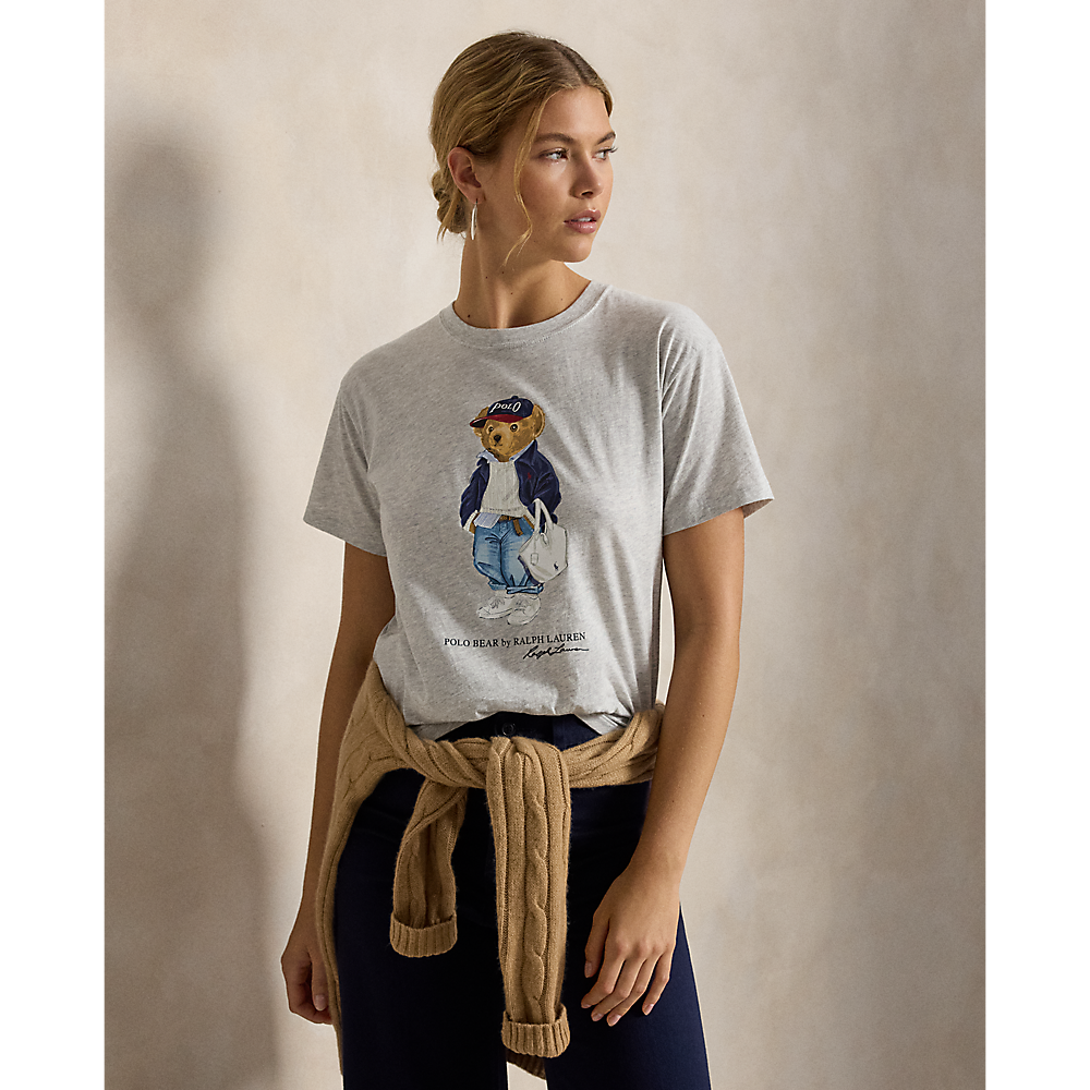 Polo Ralph Lauren - Bear Jersey Tee - Light Smoke