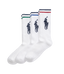 Polo Ralph Lauren - Ralph Lauren - 3 Pack Cotton Rib Crew Sock - White