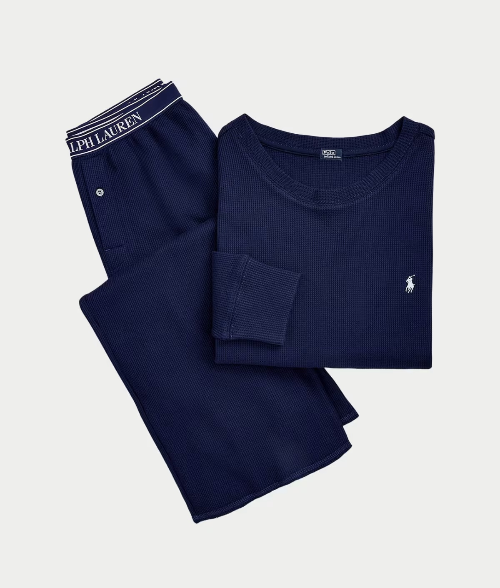 Polo Ralph Lauren - Waffle PJ set - Navy